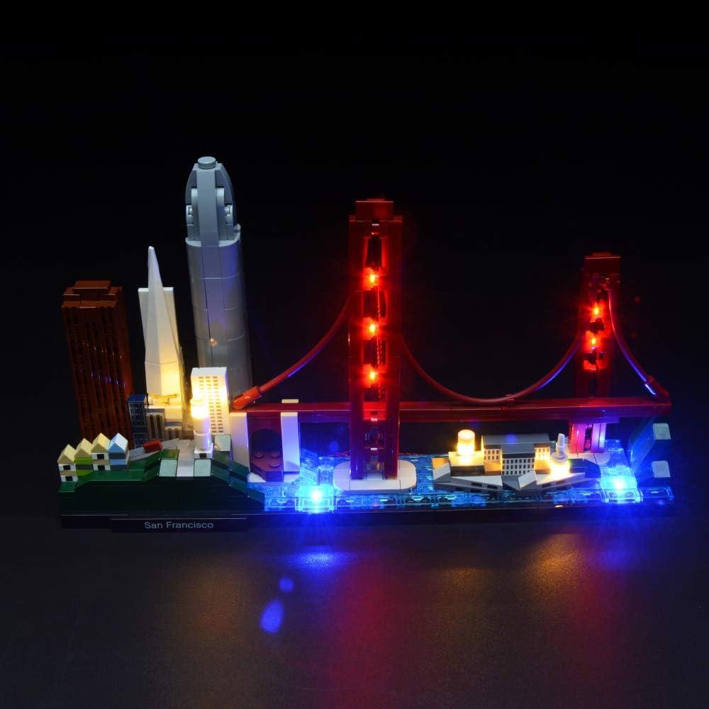 Kit de Iluminación LED BRIKSMAX para Lego 21043 San Francisco