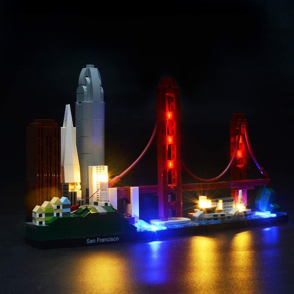 Kit de Iluminación LED BRIKSMAX para Lego 21043 San Francisco