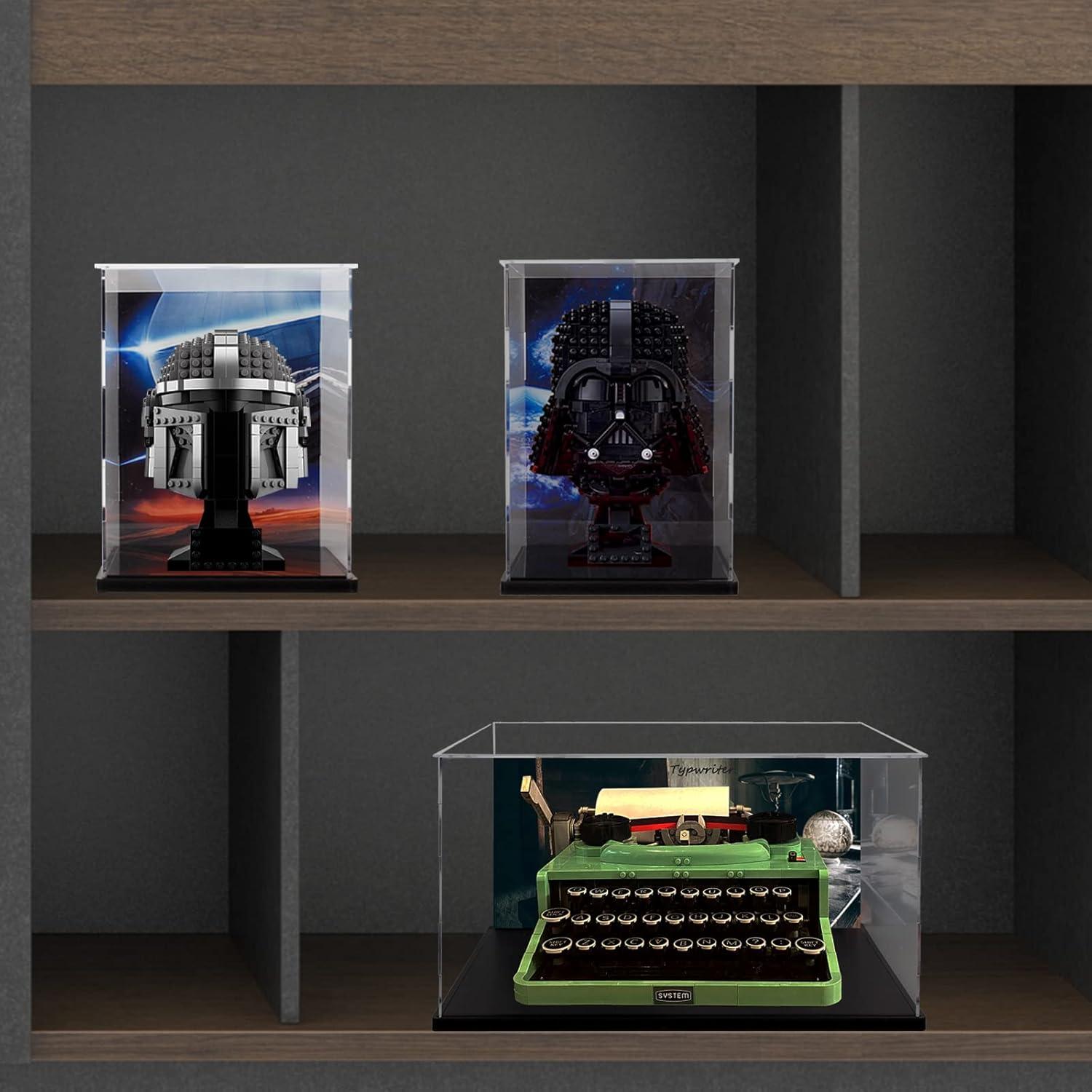 Caja de Exhibición Acrílica para Casco de Lego Darth Vader 50x19x24cm