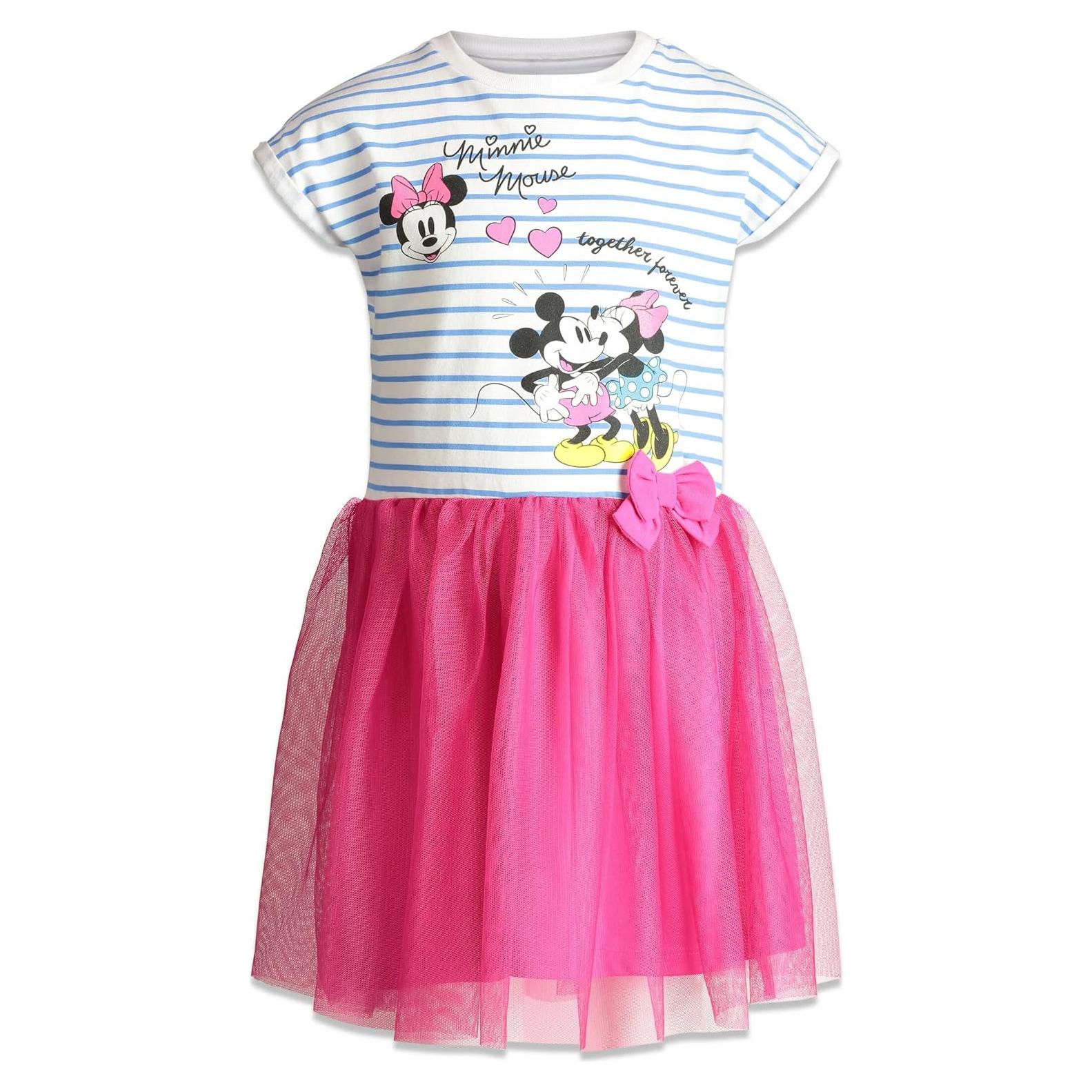 Vestido de Tul Disney Minnie Mouse para Niña 18 Meses Azul/Rosa
