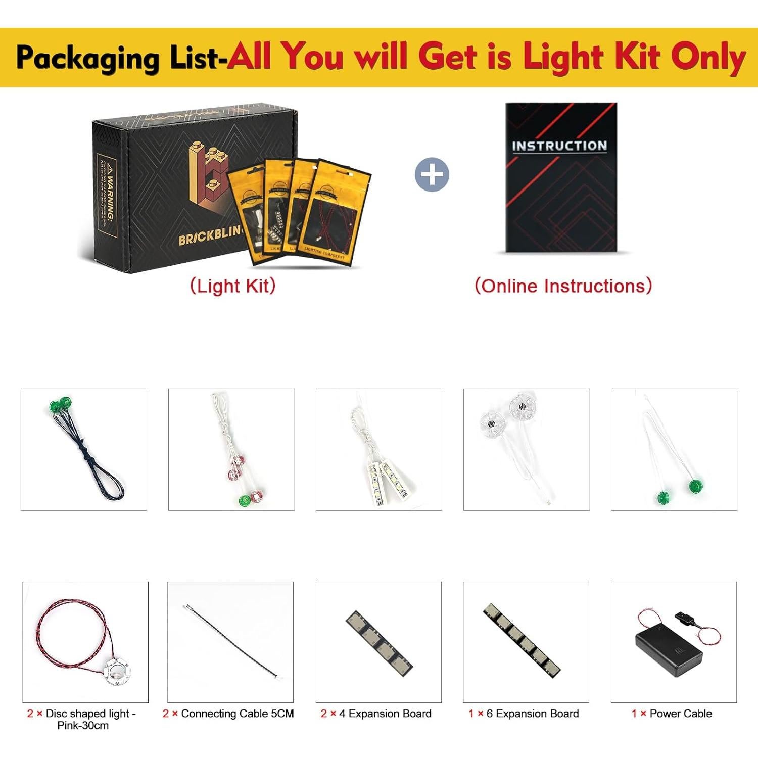 Kit de Iluminación LED BrickBling para Lego ARC-170 Caza Estelar