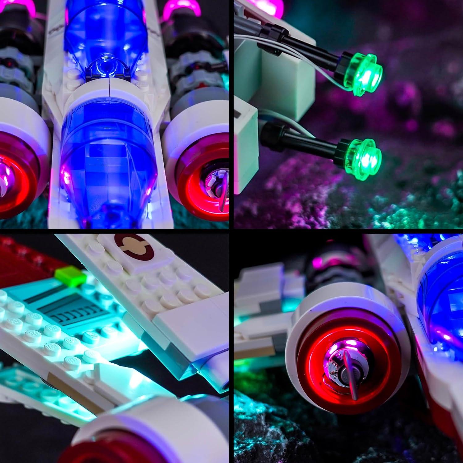 Kit de Iluminación LED BrickBling para Lego ARC-170 Caza Estelar