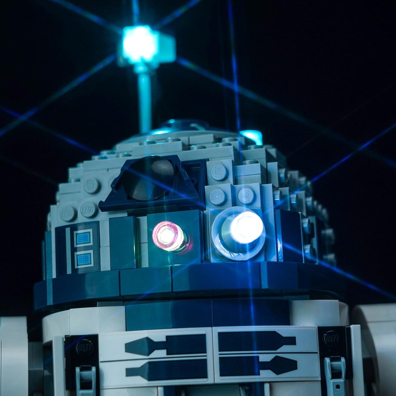 Kit de Luz LED VONADO para LEGO R2-D2 75379 - Solo Luz