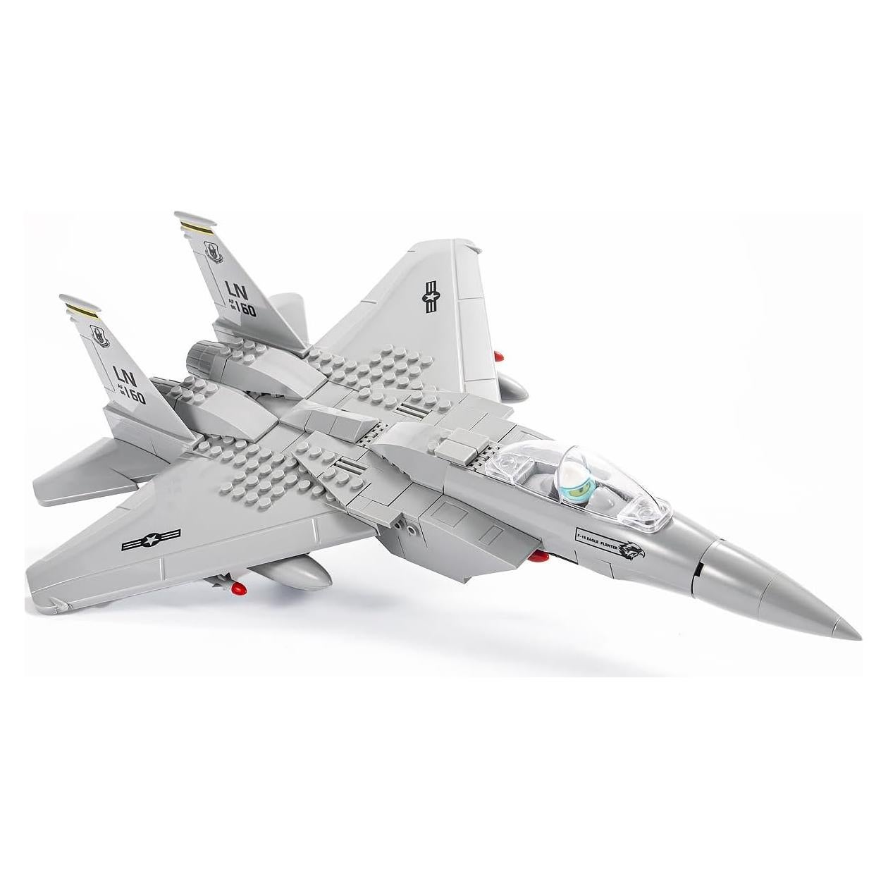 Set de Bloques de Construcción SEMKY F-15 Eagle 262 Piezas