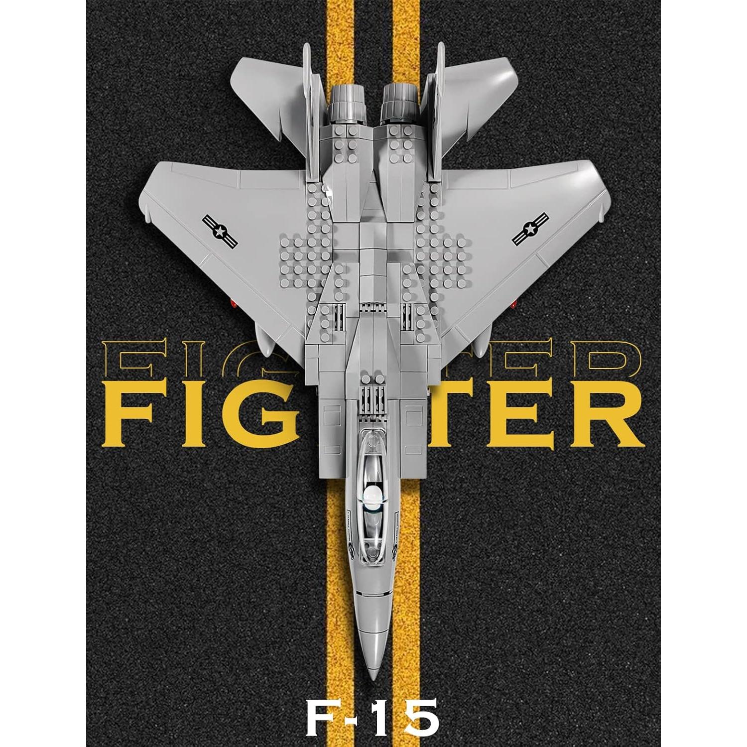 Set de Bloques de Construcción SEMKY F-15 Eagle 262 Piezas