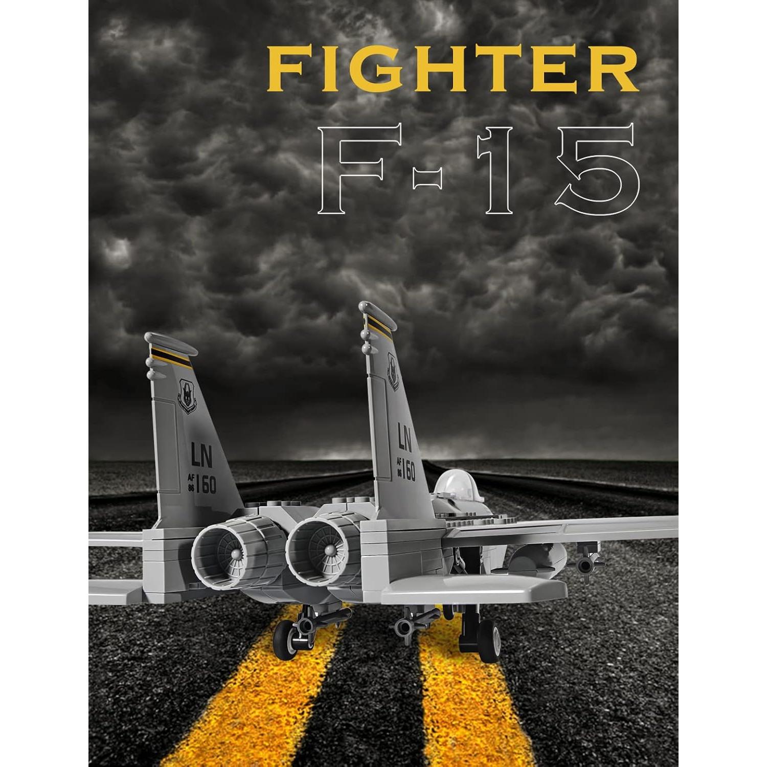 Set de Bloques de Construcción SEMKY F-15 Eagle 262 Piezas