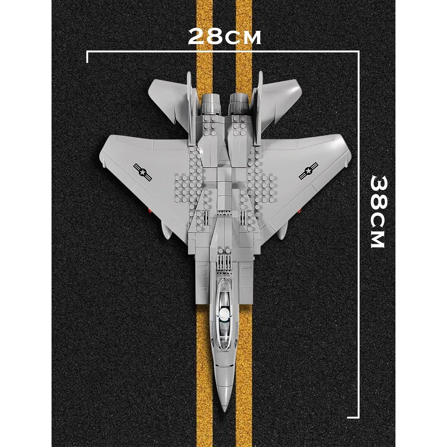 Set de Bloques de Construcción SEMKY F-15 Eagle 262 Piezas