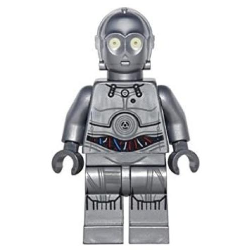 LEGO Star Wars Minifigura C-3PO Plateado 75146