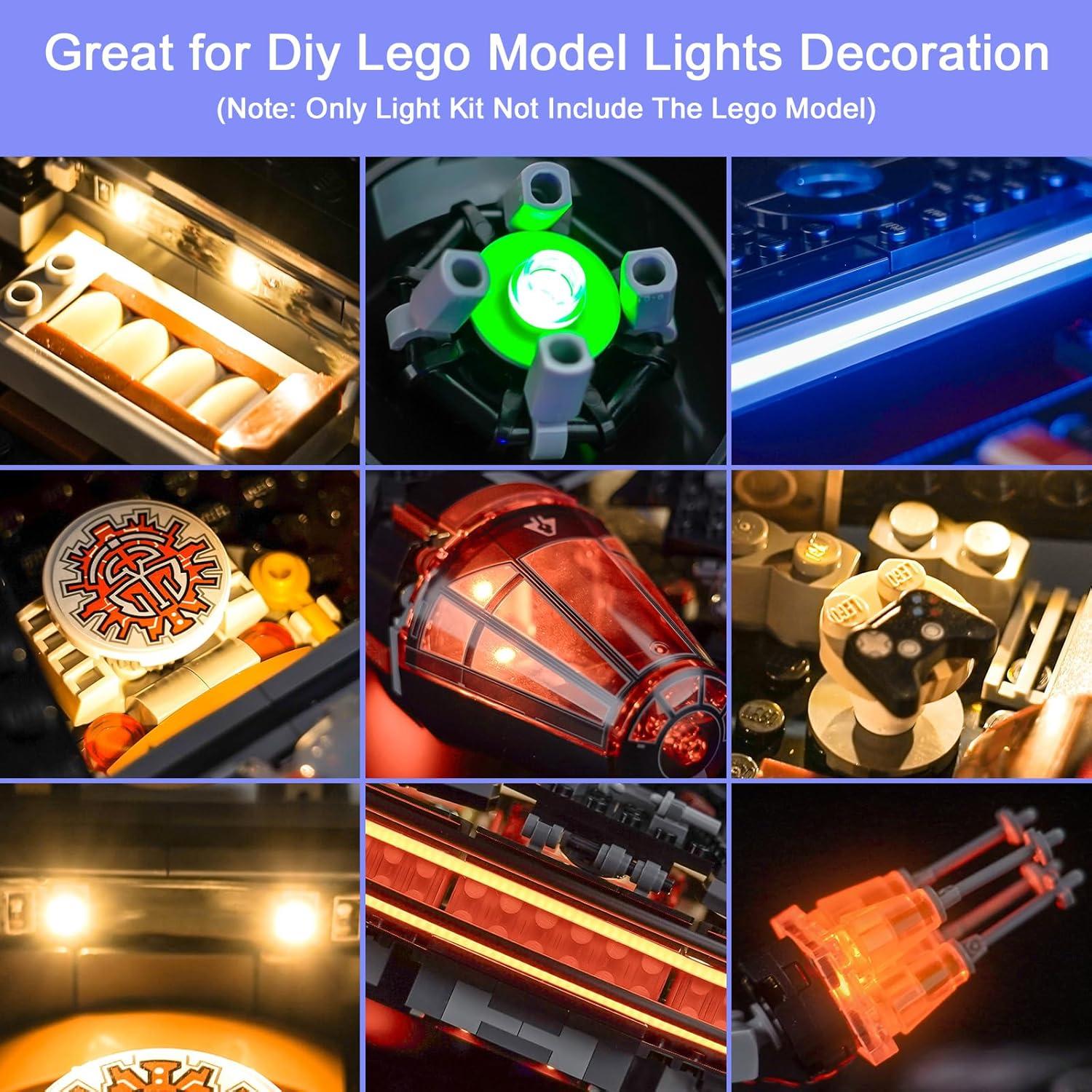 Kit de Luz LED Hilighting para Lego Star Wars Dark Falcon