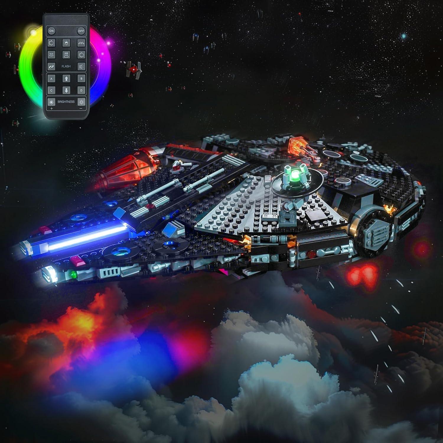 Kit de Luz LED Hilighting para Lego Star Wars Dark Falcon