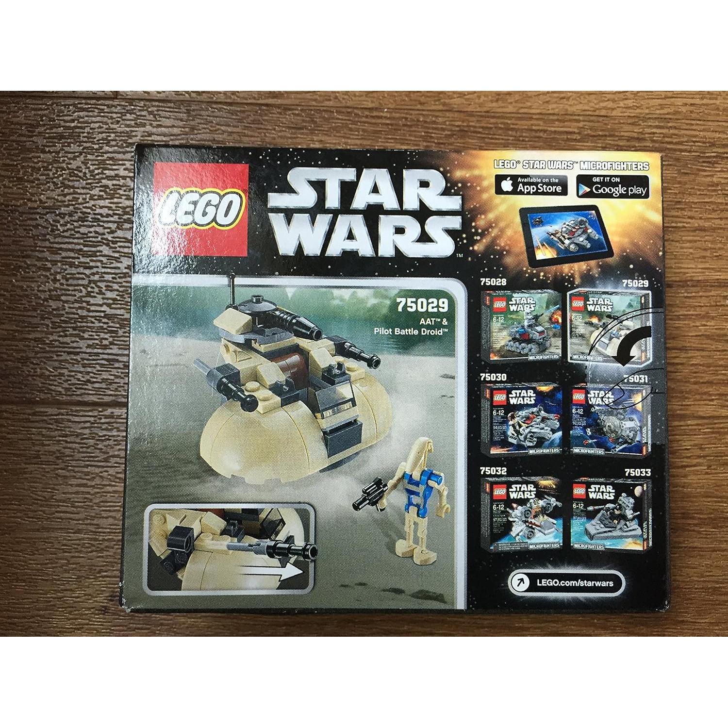 LEGO Star Wars AAT Microfighter 75029 con Droide Piloto