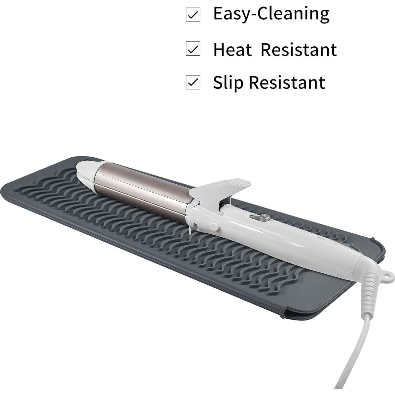 Alfombrilla de Silicona EIOKIT Resistente al Calor 27,9x12,7cm Gris