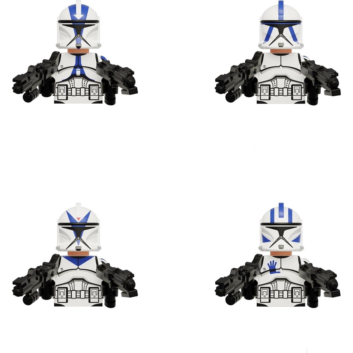 Juego de 13 Figuras de Soldados Clon Fase 1 501st JsLTCustoms