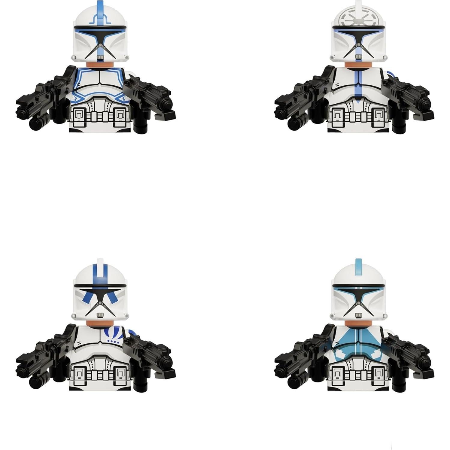 Juego de 13 Figuras de Soldados Clon Fase 1 501st JsLTCustoms