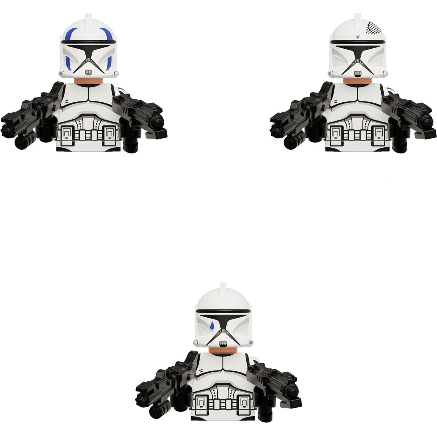 Juego de 13 Figuras de Soldados Clon Fase 1 501st JsLTCustoms