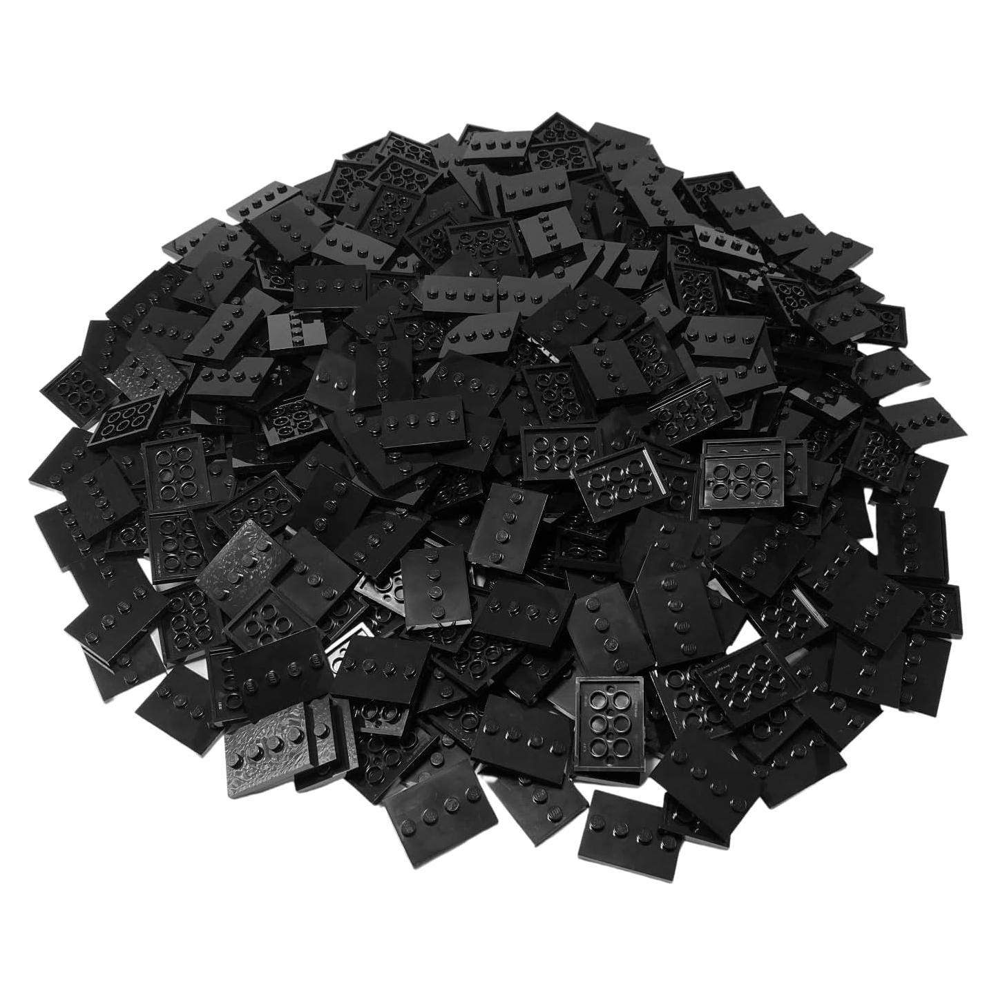 Baldosa LEGO Modificada 3x4 con 4 Estudiosos - Negro