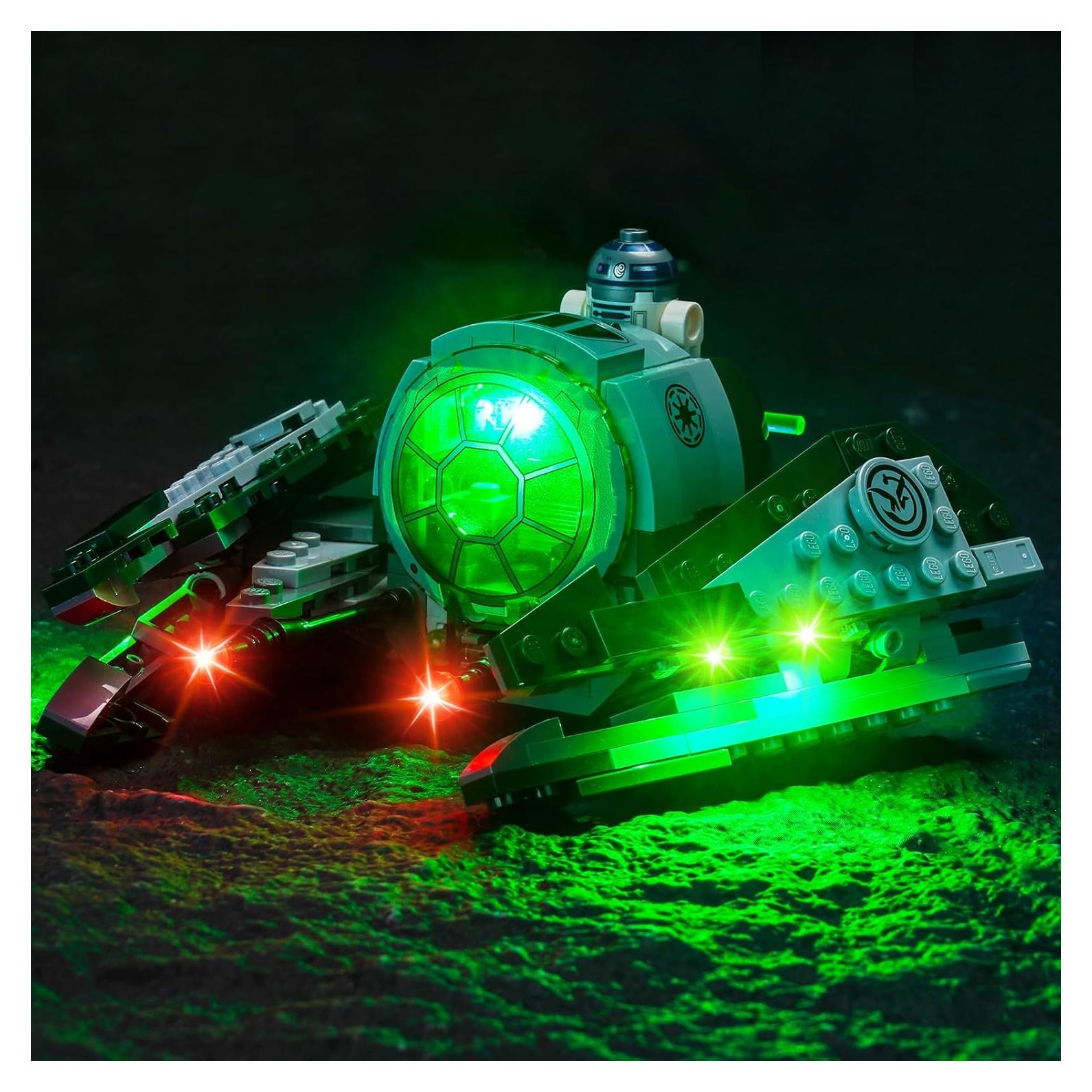 Kit de Luz LED Hilighting para Lego Yoda's Jedi Starfighter