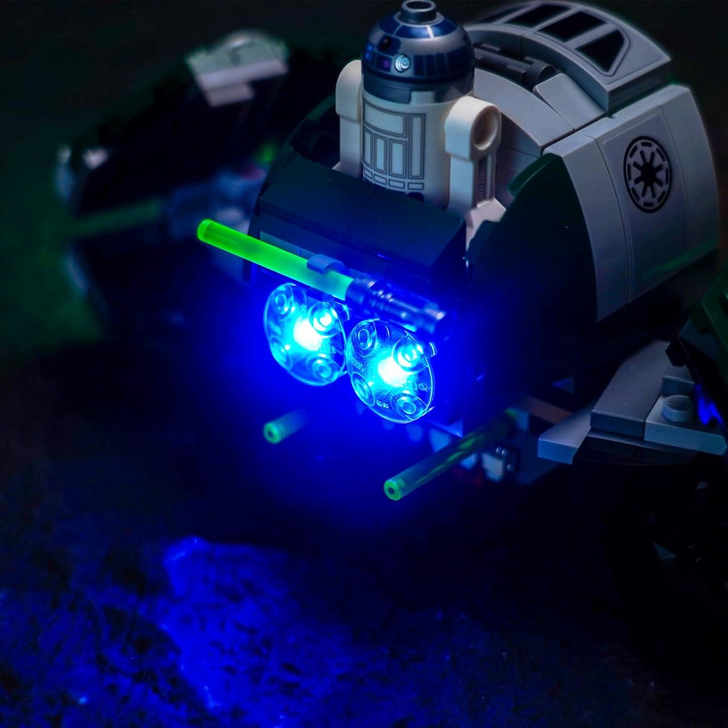 Kit de Luz LED Hilighting para Lego Yoda's Jedi Starfighter