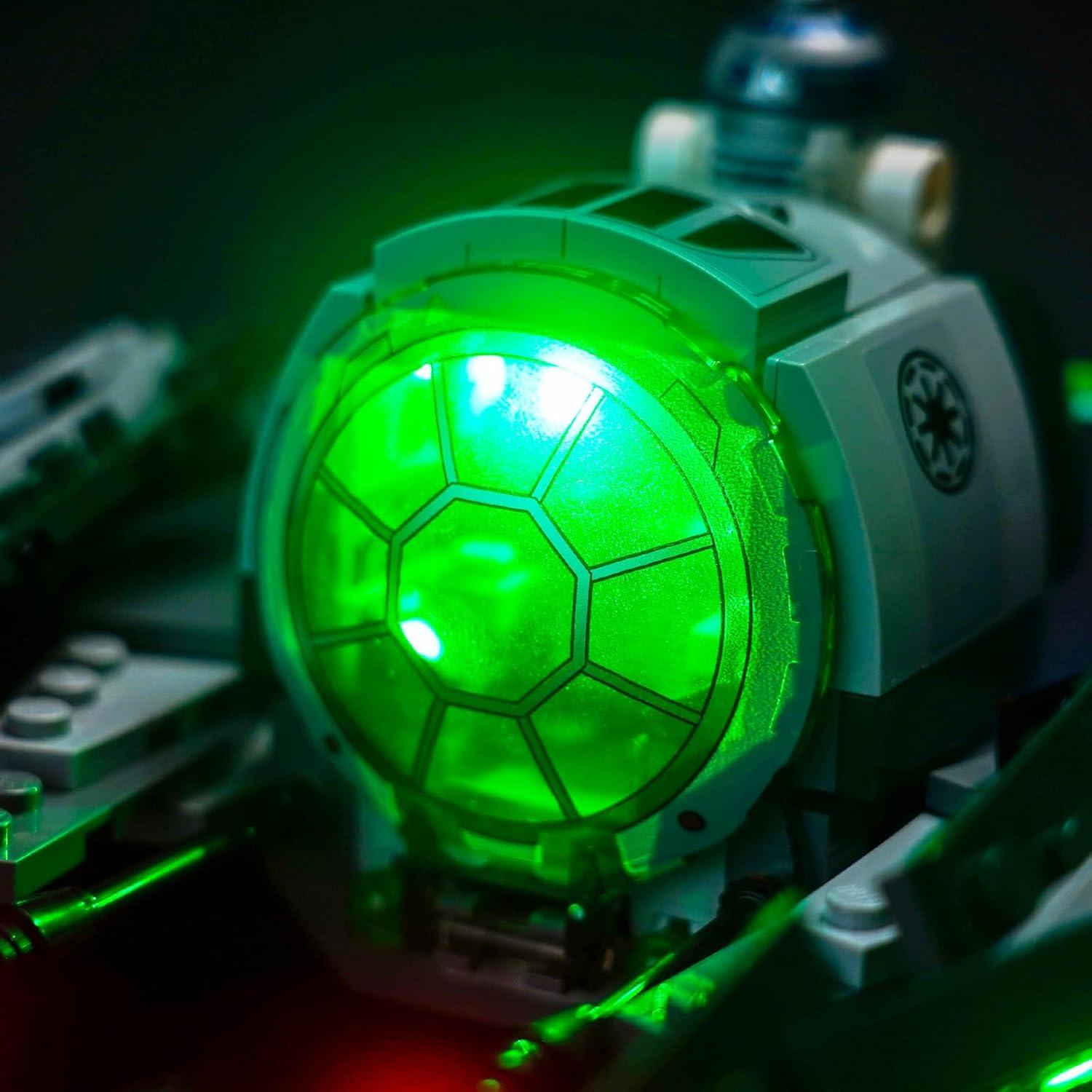 Kit de Luz LED Hilighting para Lego Yoda's Jedi Starfighter