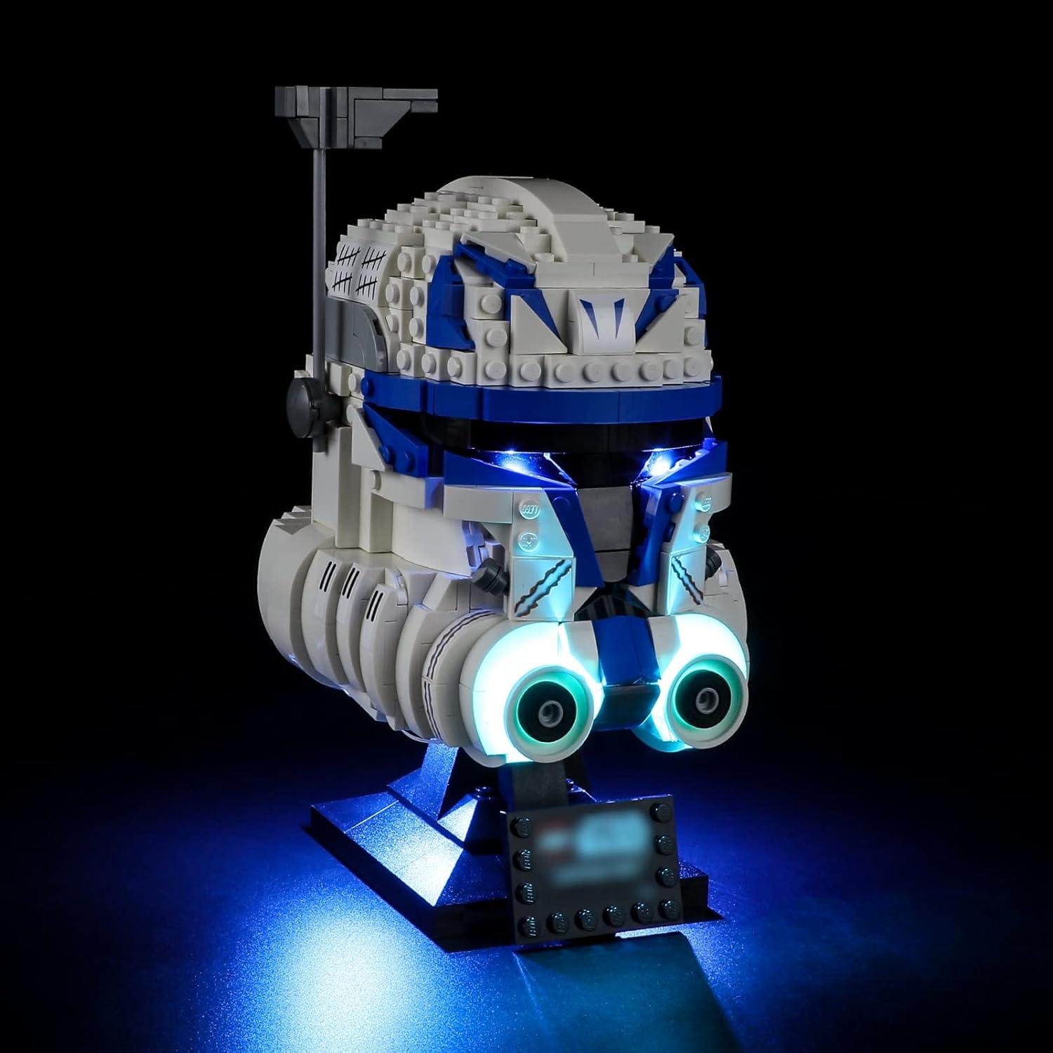 Kit de Luz LED YEABRICKS para Lego 75349 Casco Capitán Rex