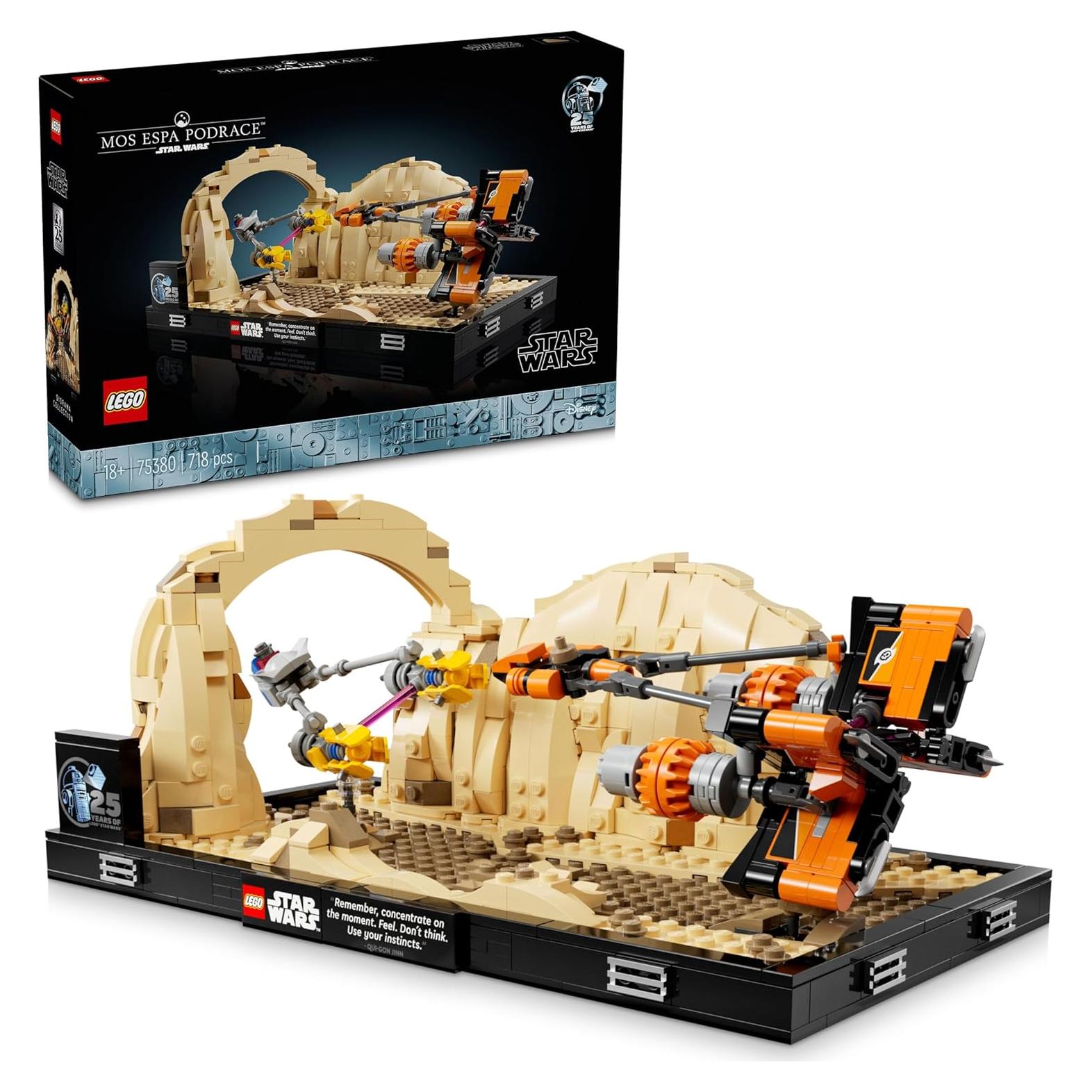 LEGO Star Wars 75380 Diorama Podrennen Mos Espa 718 Piezas