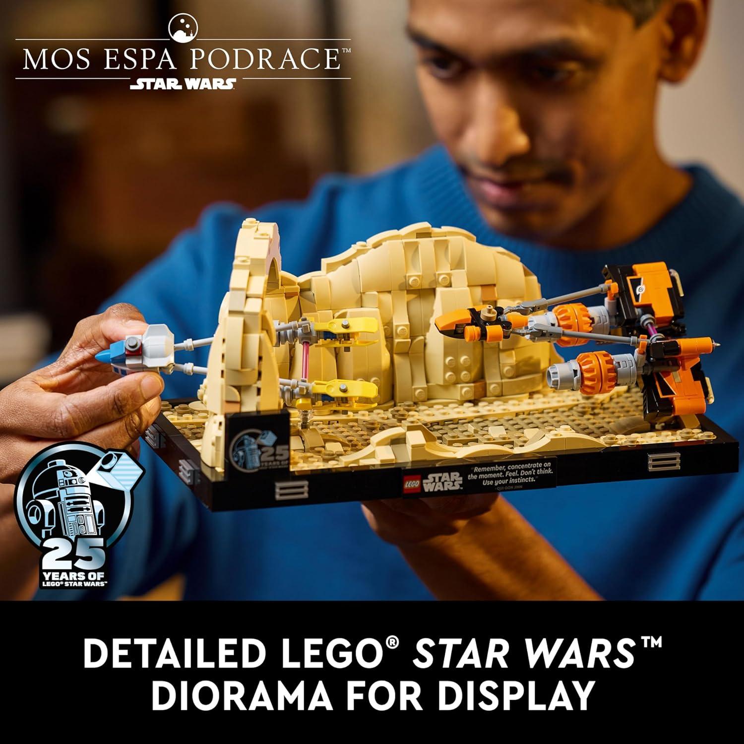 LEGO Star Wars 75380 Diorama Podrennen Mos Espa 718 Piezas