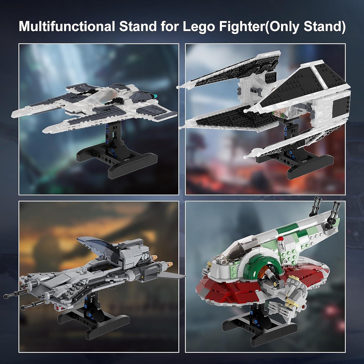 Soporte para Lego Fighter 75301 75325 75347 FCEYOUT 2 Pack