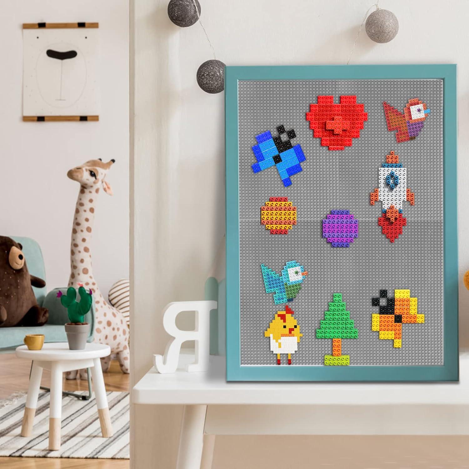 Placas Base para Ladrillos ZENFUN 4 Pack 25.5x38 CM Gris