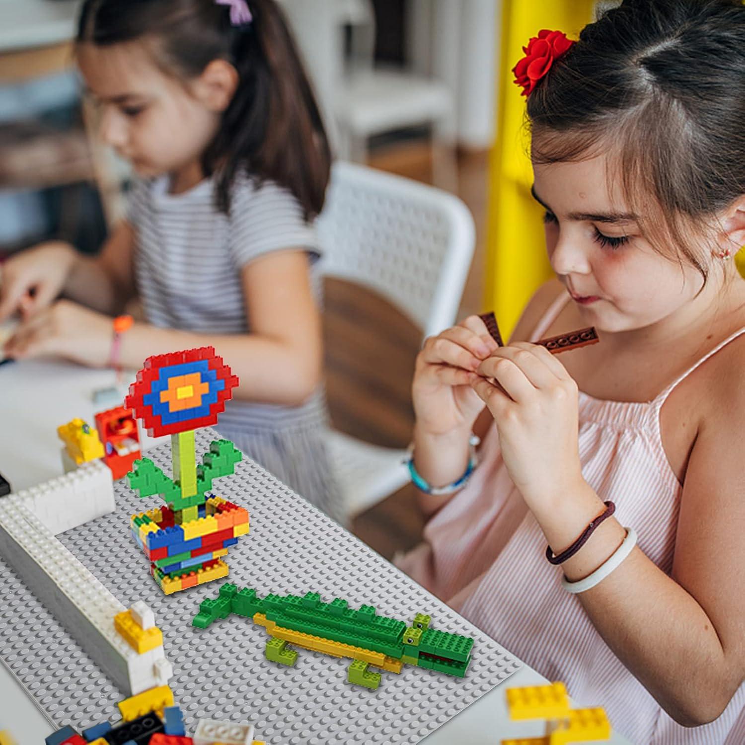 Placas Base para Ladrillos ZENFUN 4 Pack 25.5x38 CM Gris