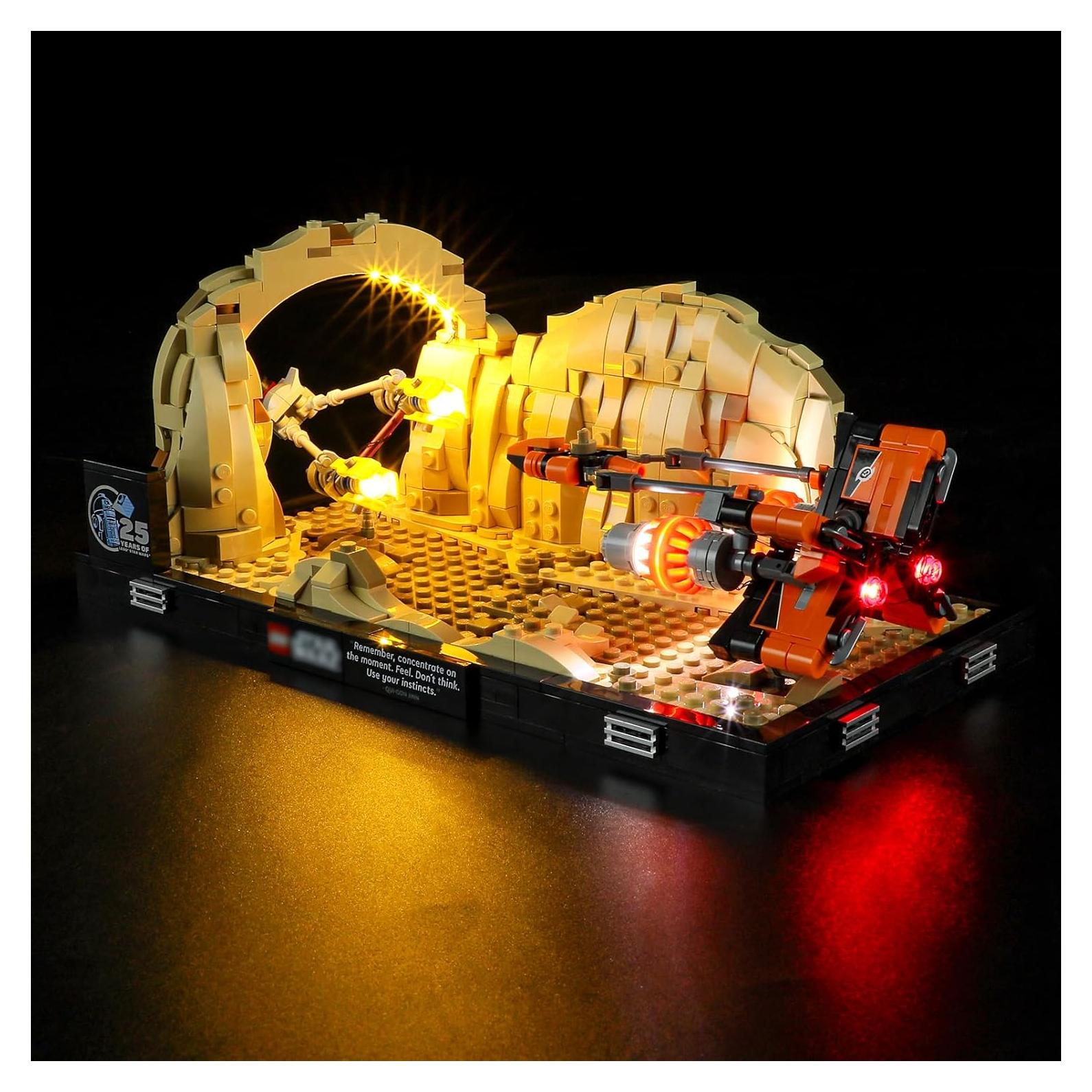 Kit de Luz LED YEABRICKS para Diorama Star Wars 75380