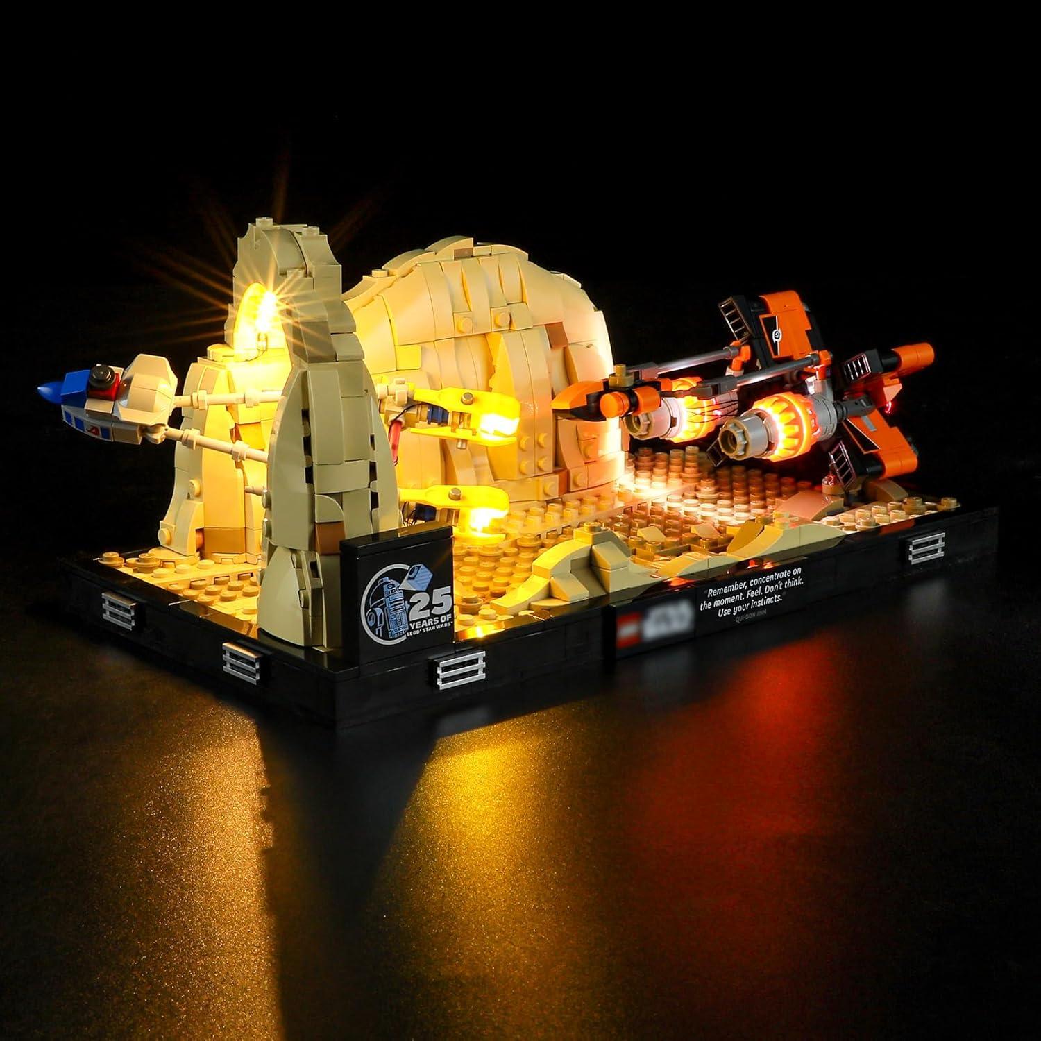 Kit de Luz LED YEABRICKS para Diorama Star Wars 75380