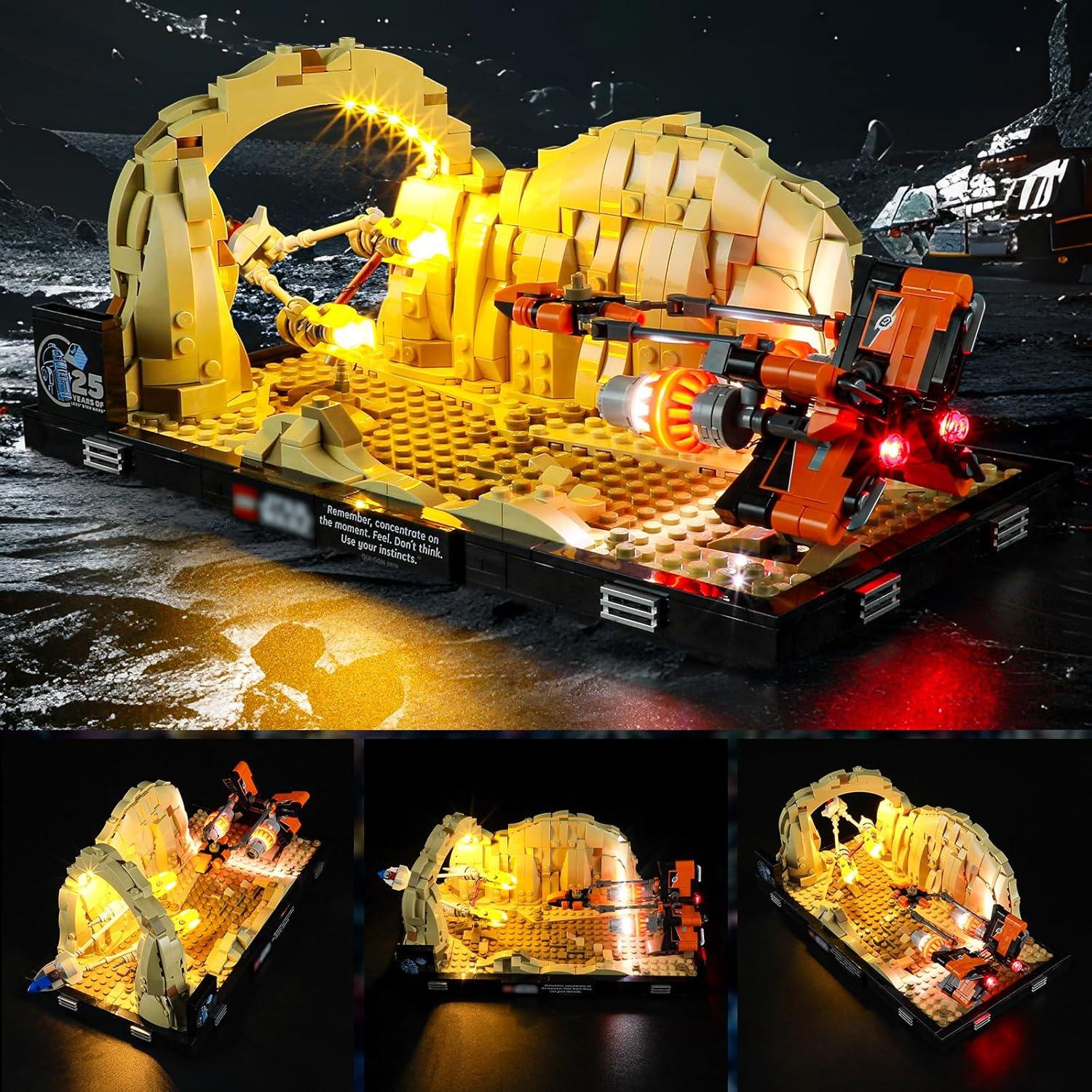 Kit de Luz LED YEABRICKS para Diorama Star Wars 75380