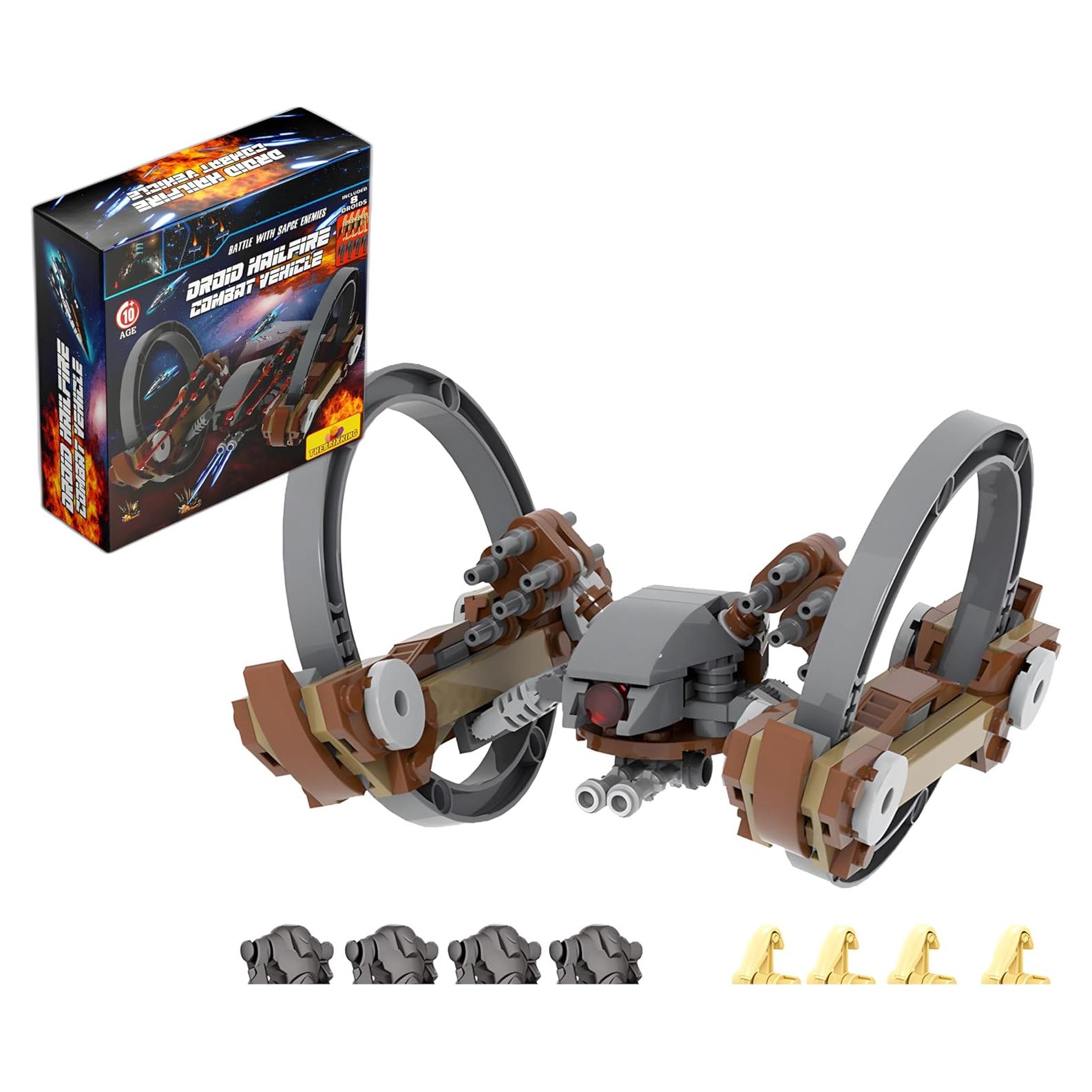 Conjunto de Construcción Vehículo Combate Droid Hailfire THEBRIXKING