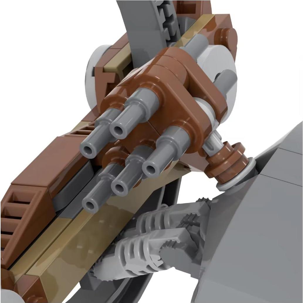 Conjunto de Construcción Vehículo Combate Droid Hailfire THEBRIXKING