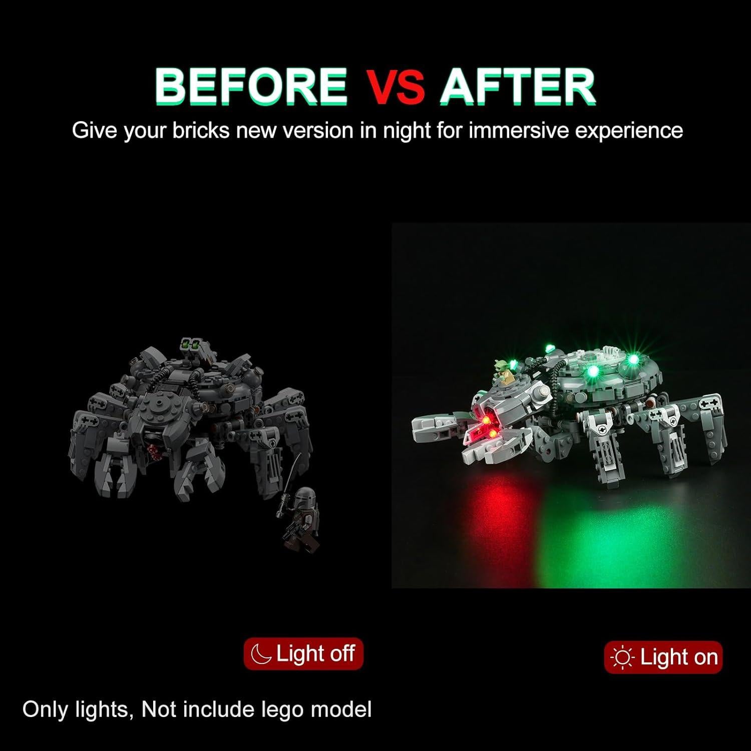 Kit de Iluminación LED DALDED para Tanque Araña 75361