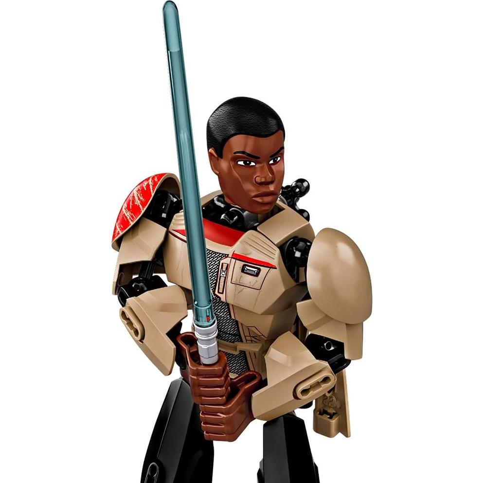 Figura de Juguete LEGO Star Wars Finn 24 cm con Sable de Luz
