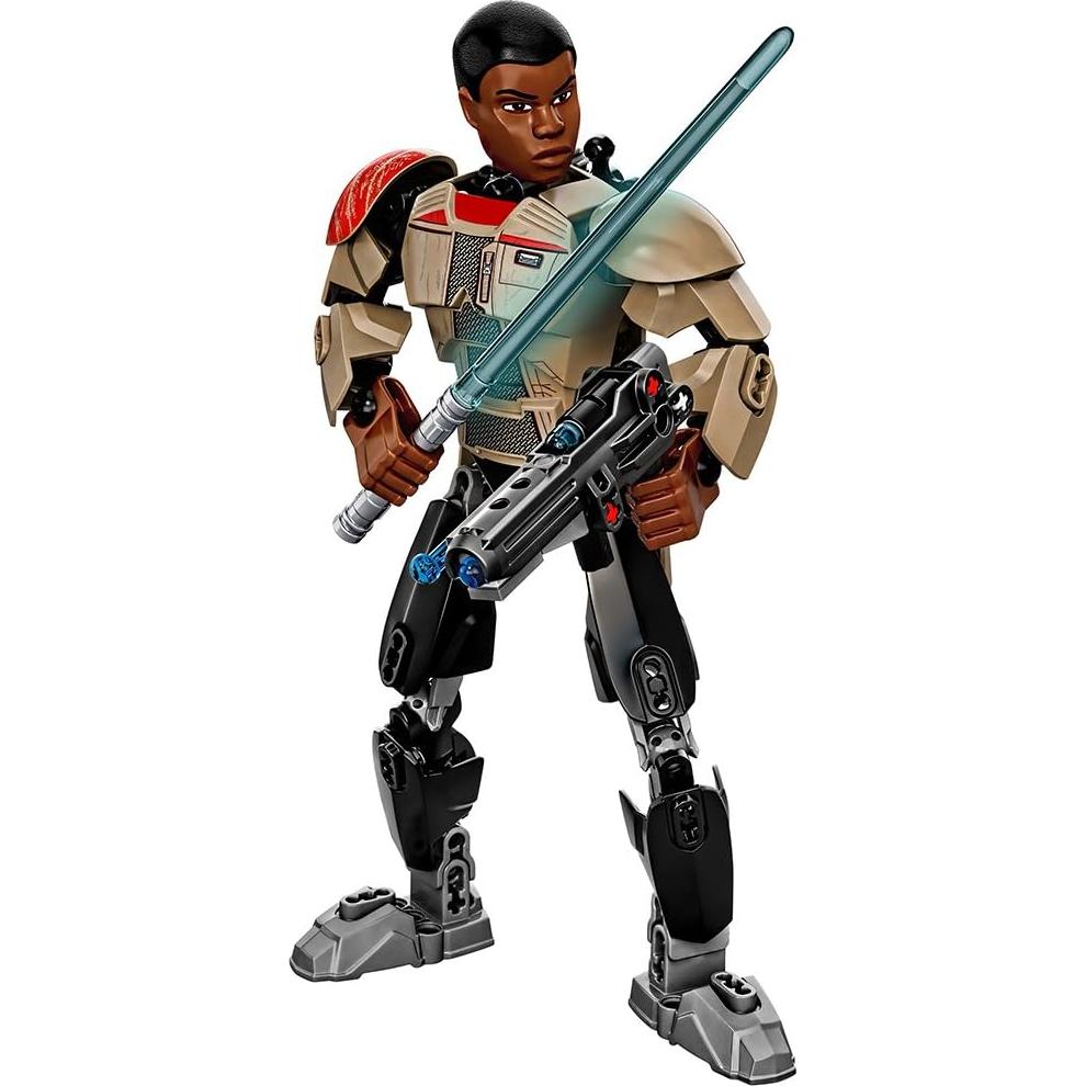 Figura de Juguete LEGO Star Wars Finn 24 cm con Sable de Luz