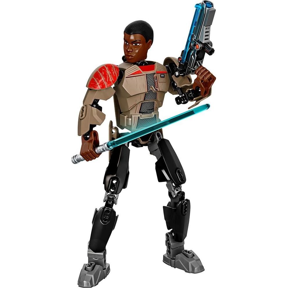 Figura de Juguete LEGO Star Wars Finn 24 cm con Sable de Luz