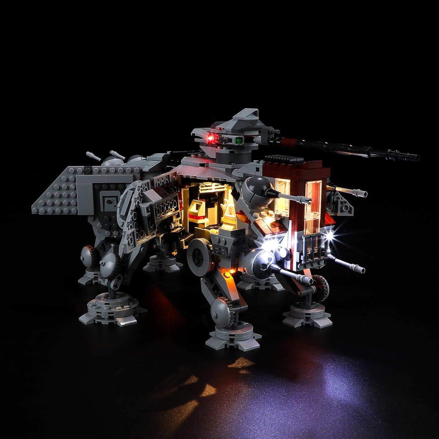 Kit de Luz LED YEABRICKS para Lego 75337 AT-TE Walker