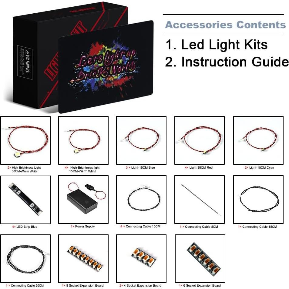 Kit de Luces LED BrickBling para LEGO Caza Mandaloriano 75348