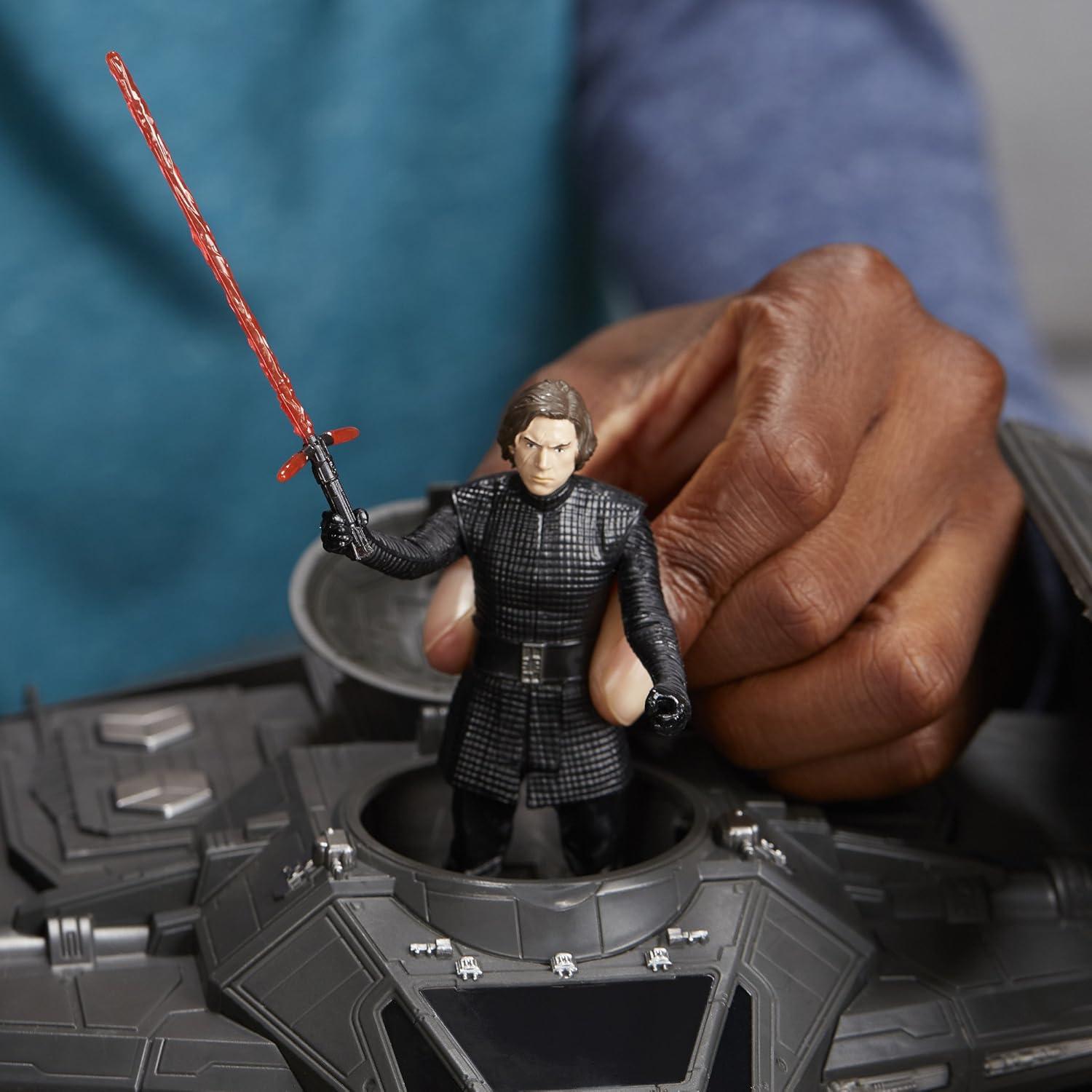 Caza TIE de Kylo Ren con figura de Kylo Ren - Hasbro Force Link