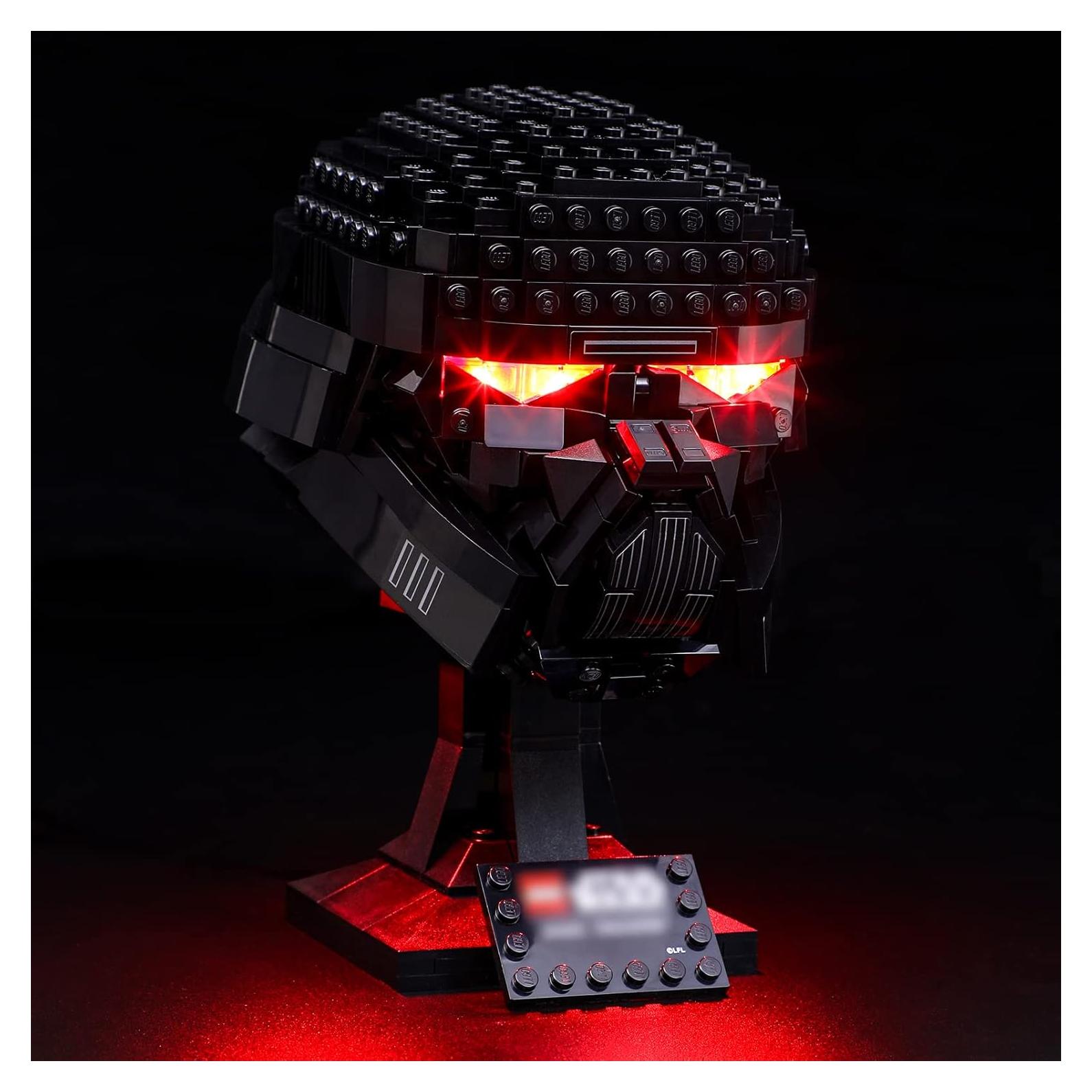 Luz LED LIGHTAILING para Casco Dark Trooper 75343 Star Wars