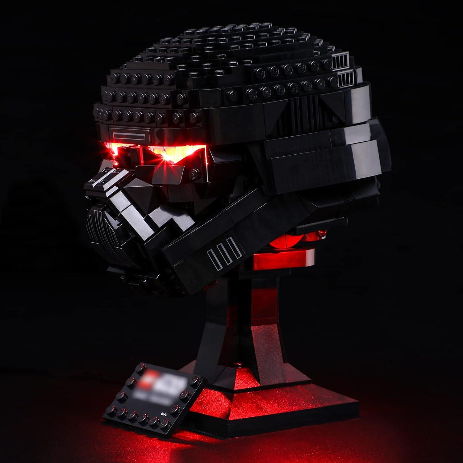 Luz LED LIGHTAILING para Casco Dark Trooper 75343 Star Wars