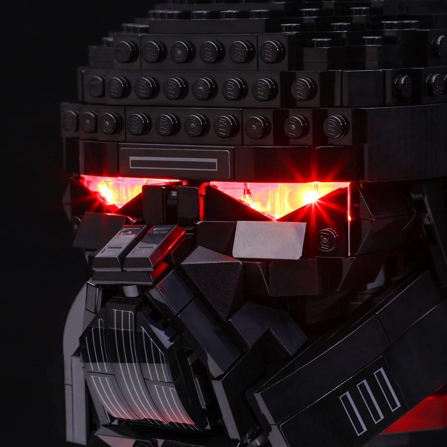 Luz LED LIGHTAILING para Casco Dark Trooper 75343 Star Wars