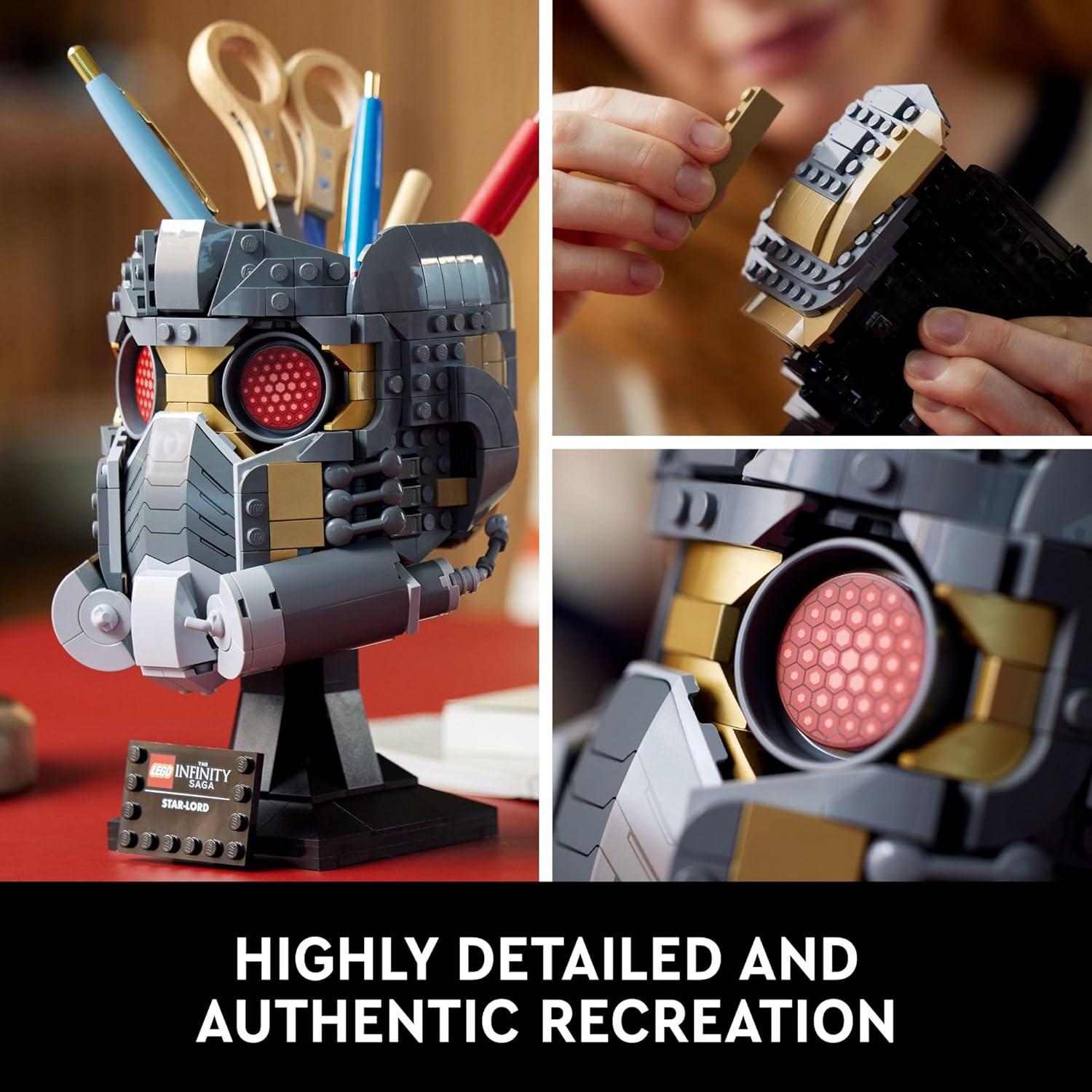 Casco de Star-Lord LEGO Marvel 76251 - Modelo Coleccionable