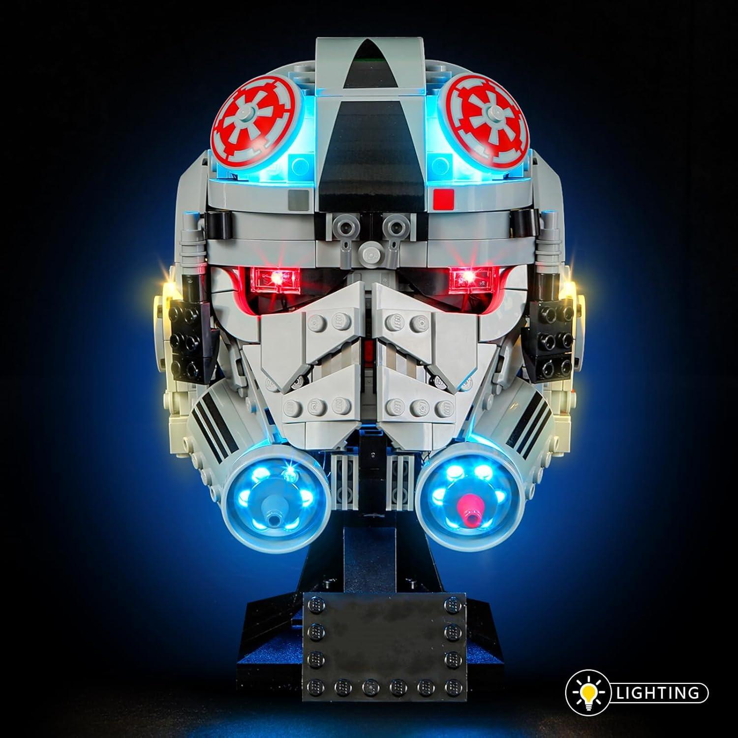 Kit de Luz BOOZUU para casco AT-AT Lego 75429 - Iluminación LED