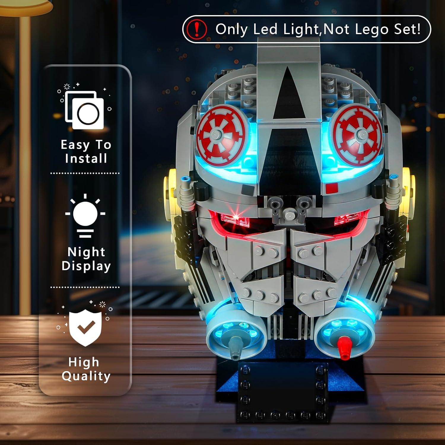 Kit de Luz BOOZUU para casco AT-AT Lego 75429 - Iluminación LED