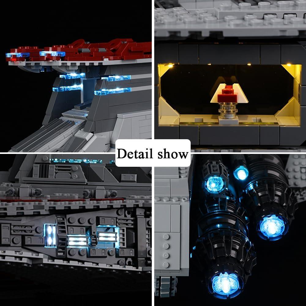 Kit de Iluminación LED Kyglaring para Lego Star Wars Venator 75367