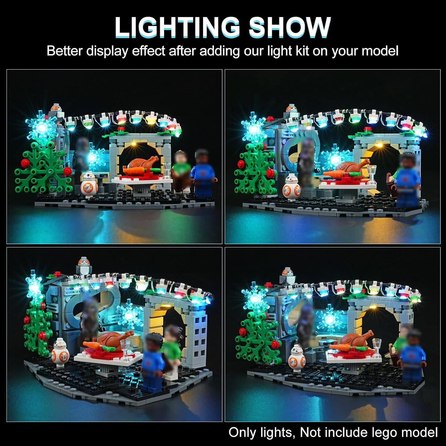 Kit de Iluminación LED DALDED para Diorama LEGO 40658