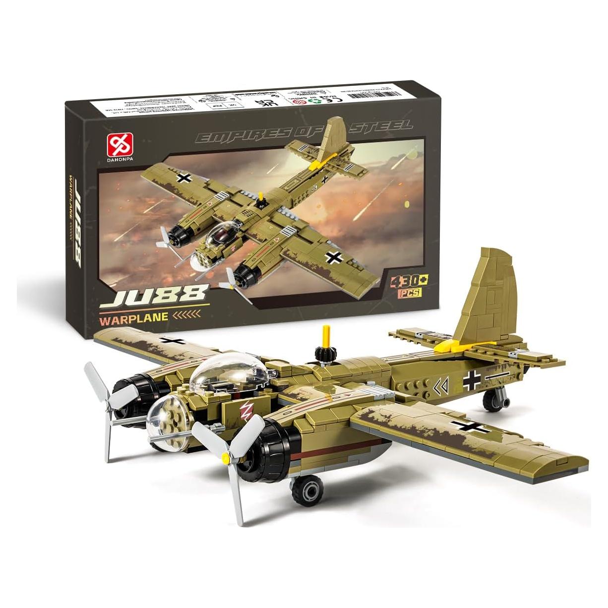 Set de Construcción DAHONPA JU88 Bombardero Alemán 430 Piezas